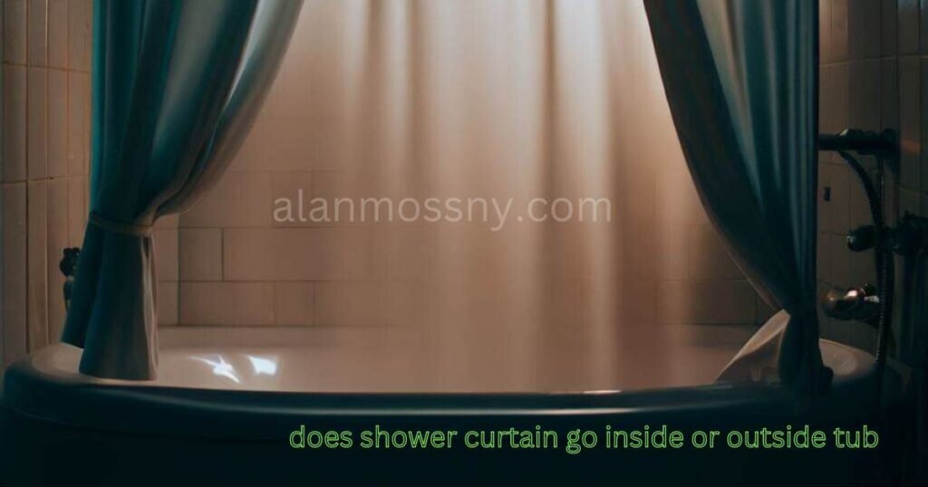 Does Shower Curtain Go Inside Or Outside Tub?
