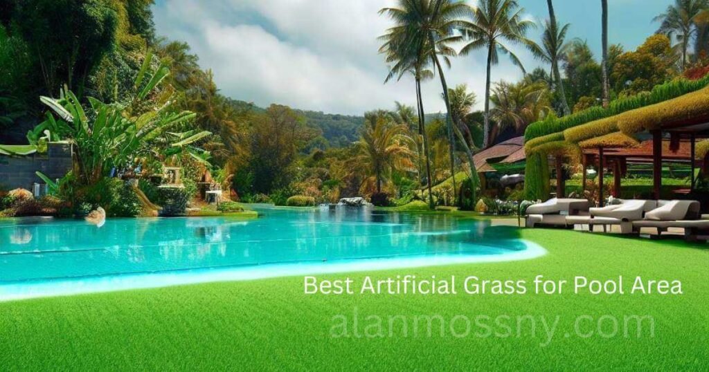 artificial grass for pool side or area