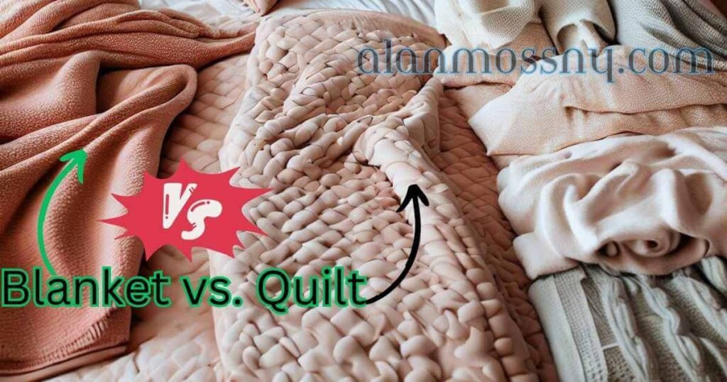 comparison between quilt and blanket