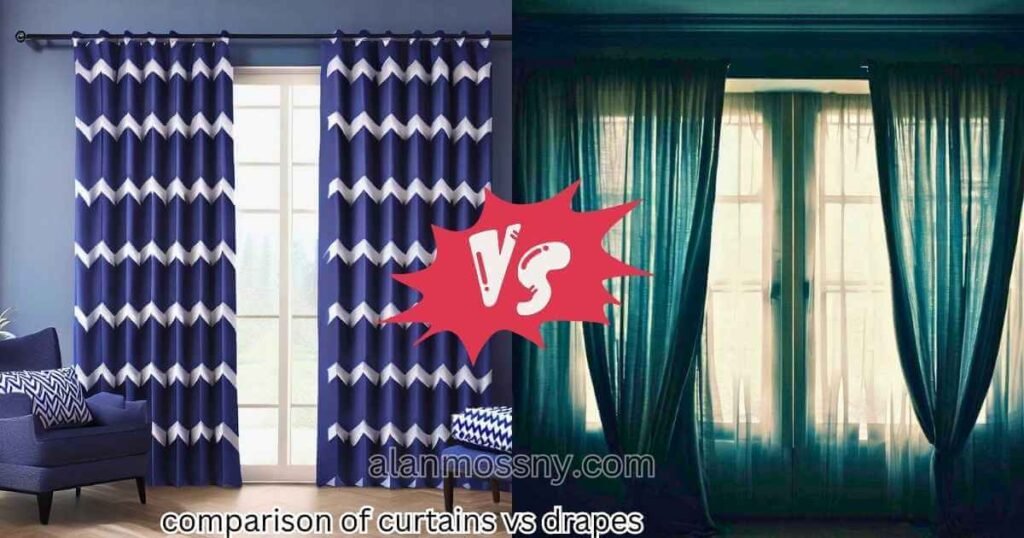 curtains vs drapes comparison