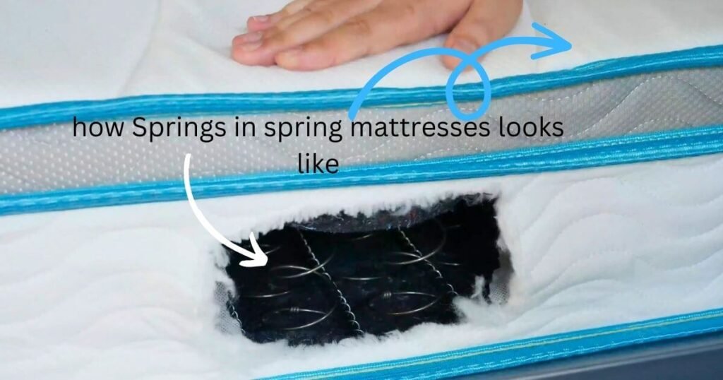 how Springs in spring mattresses looks like