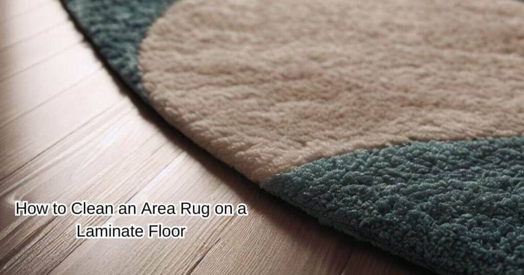 laminate floor & area rug