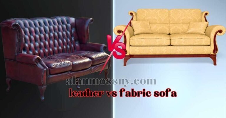 leather sofa vs fabric sofa