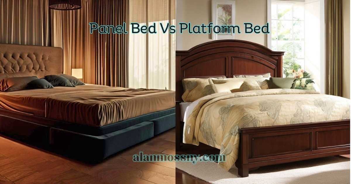 platform bed vs panel bed