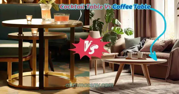 cocktail table vs coffee table side by side comparison