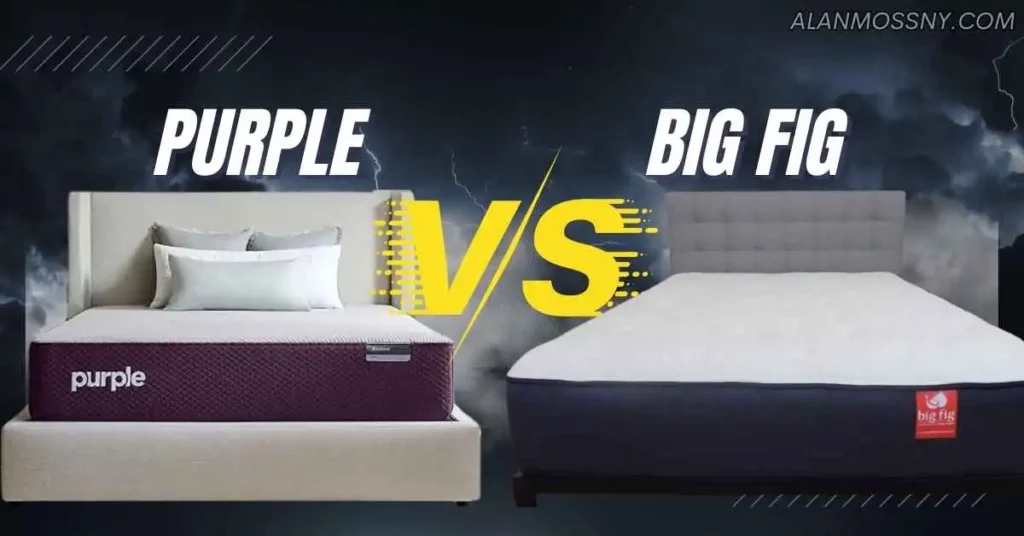 purple mattress Vs big fig mattress